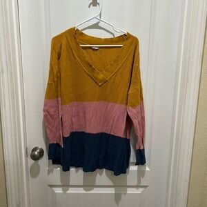 Westbound Mustard Knit Top